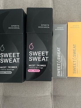 Sports Research Sweet Sweat Waist Trimmer & Workout Enhancer Bundle